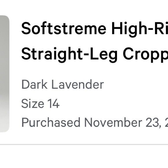 Lululemon Purple Joggers - Picture 4 of 4